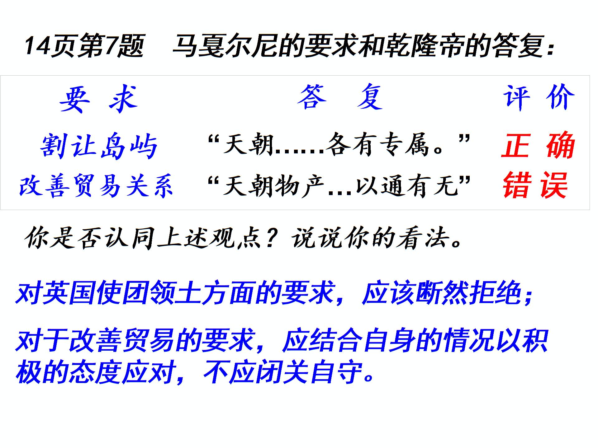 历史与社会:人教版八下综合探究五探讨乾隆盛世的危机（共12张PPT）