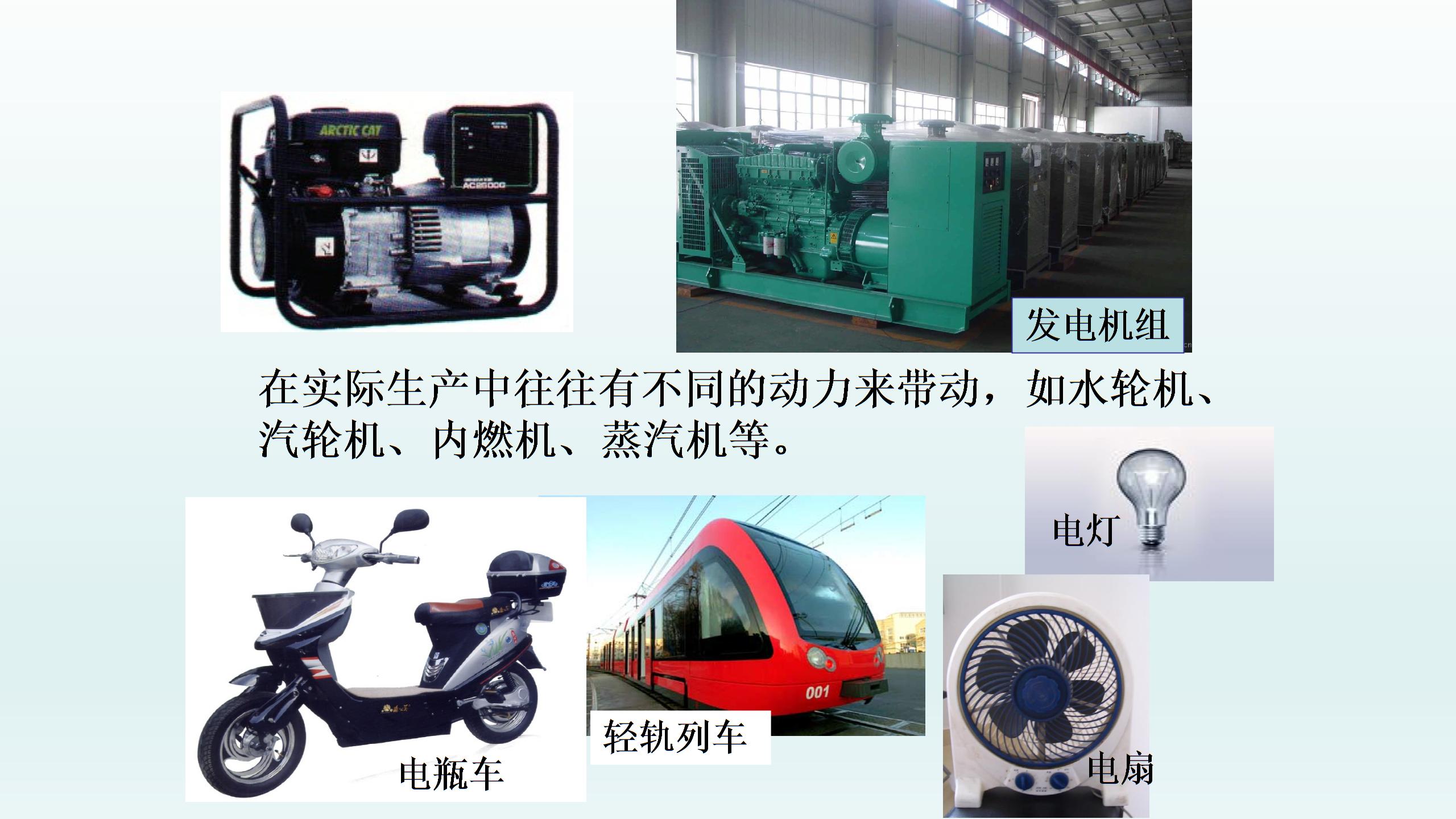 华师大版科学九年级上册：6.1 电能的获得和转化  课件（共15张PPT）