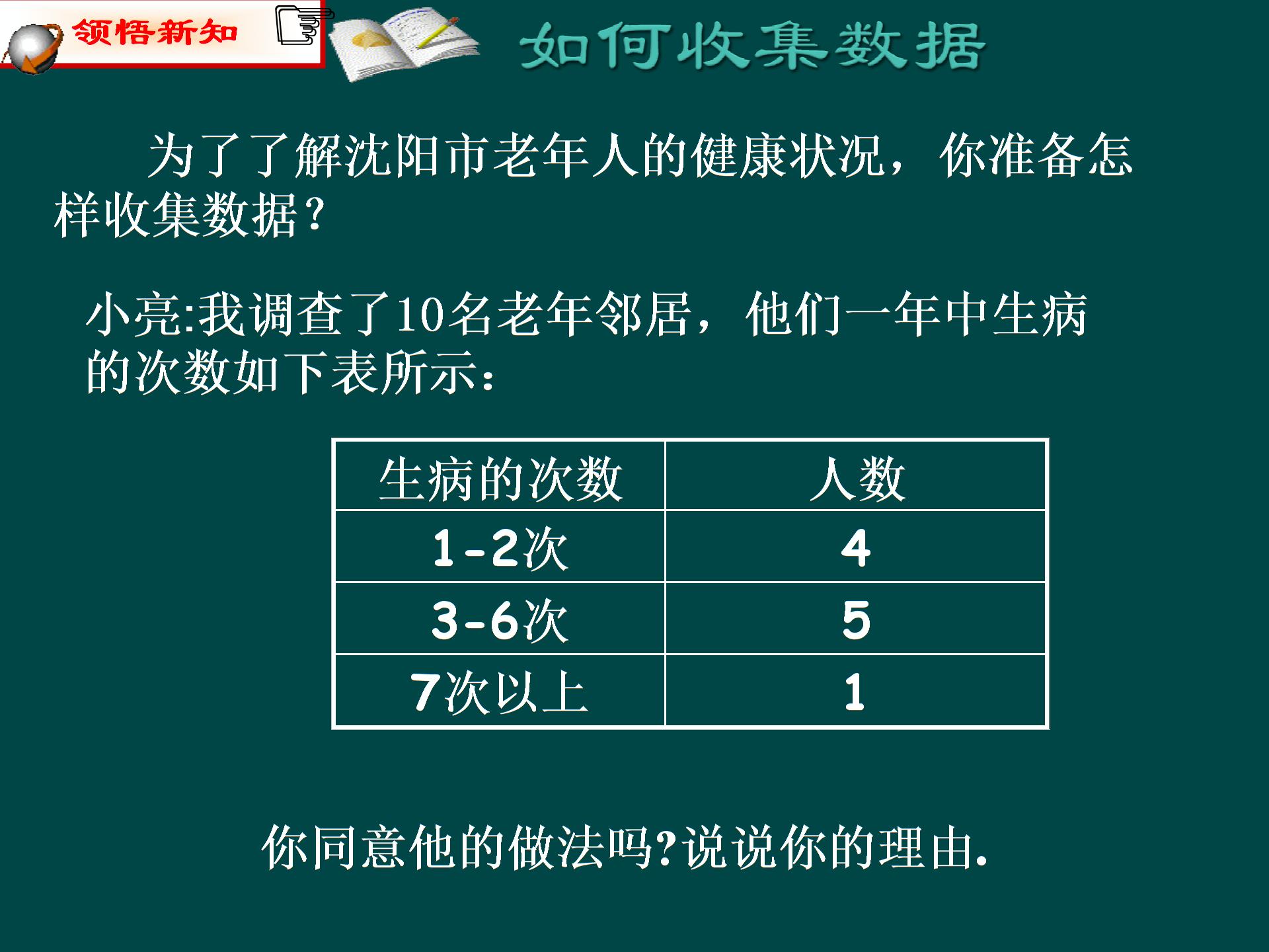 数学：北师大版八年级下 52 数据的收集（课件）