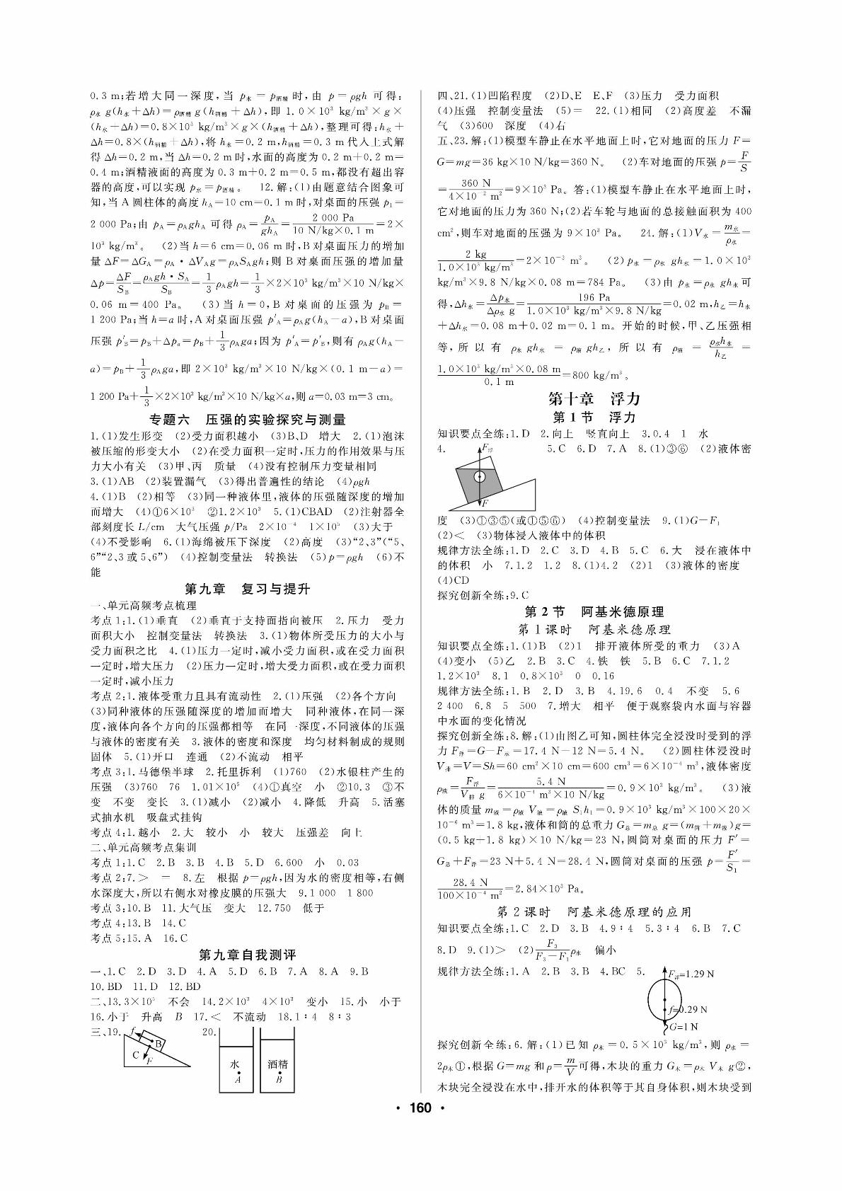 第七章 第2节 弹力-2020-2021学年八年级下册初二物理【名师作业本】人教版