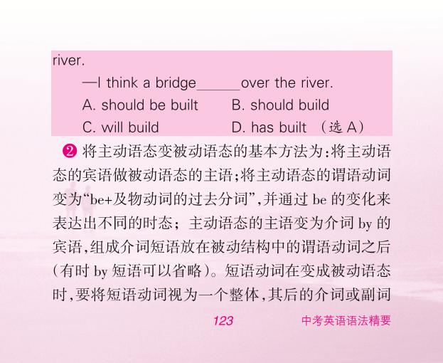 精要11 被动语态-【mini伴读】中考英语语法精要