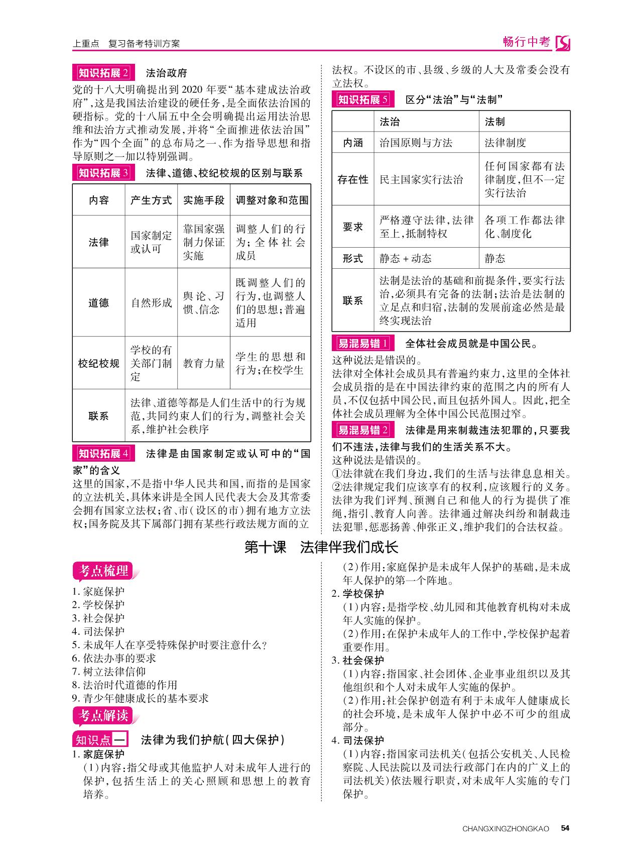 七年级 下册 第四单元 走进法治天地-2022山西【畅行中考】道德与法治