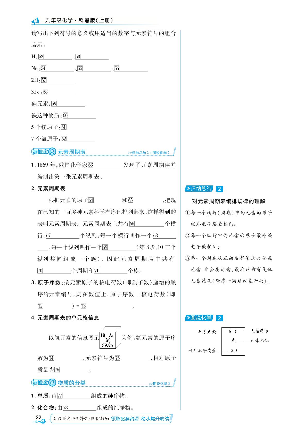 2.4 辨别物质的元素组成-【勤径学升】2023-2024学年九年级上册化学同步练测重点知识锦囊（科粤版）