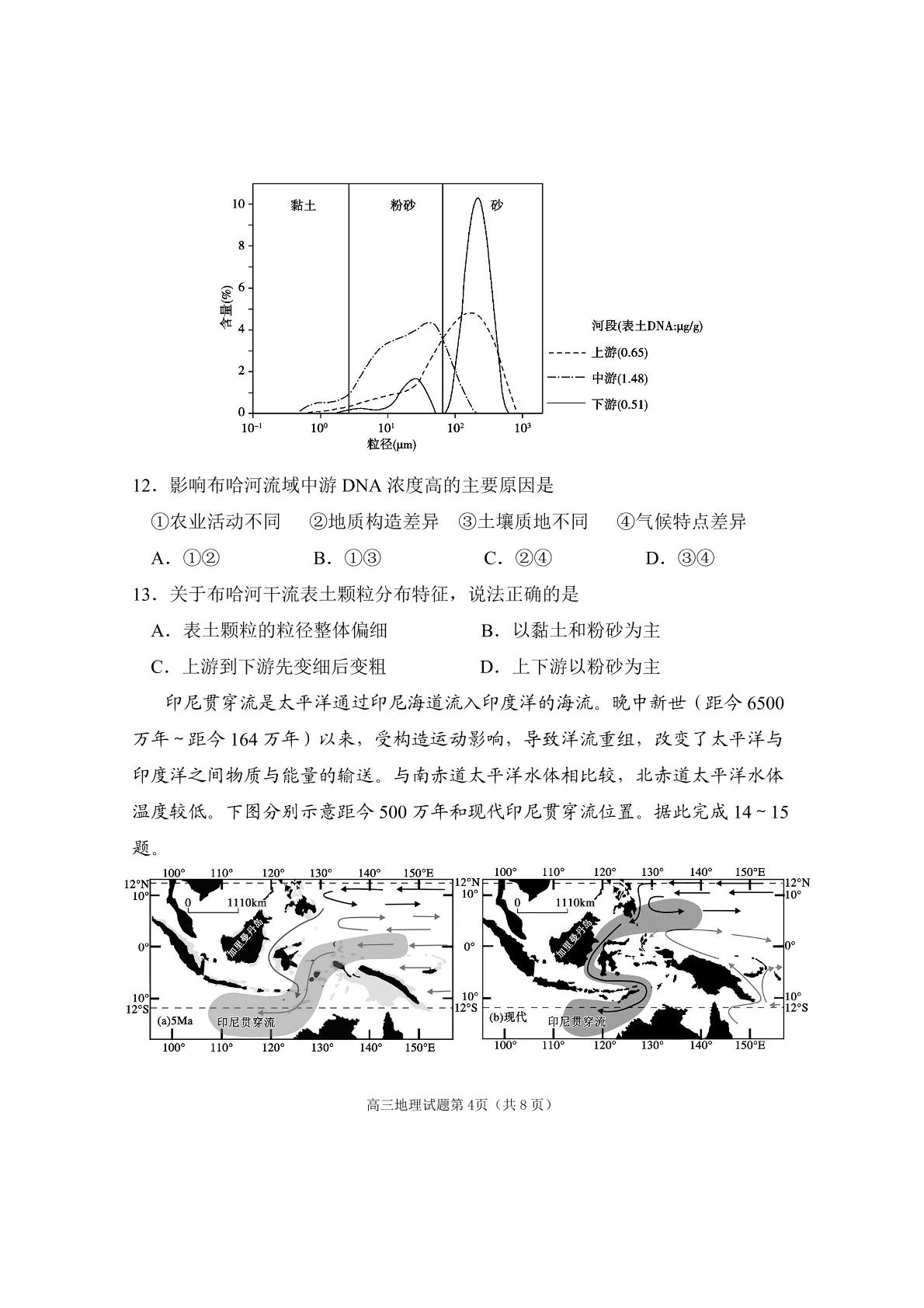 2024届山东省德州市高考二模地理试题