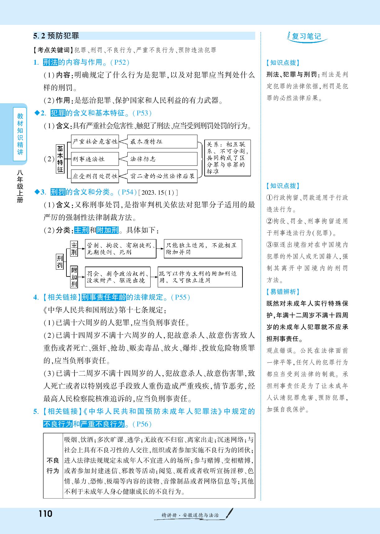 第5课 做守法的公民-【一战成名新中考】2025安徽中考道德与法治·一轮复习·精讲册（讲册）