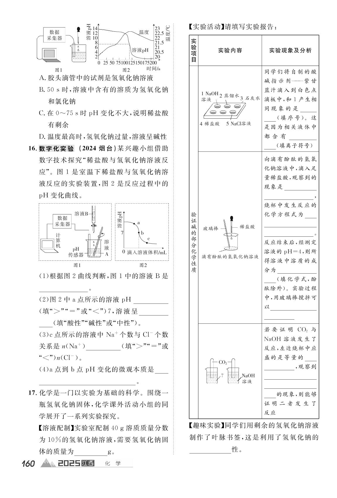 第十单元 常见的酸、碱、盐-【学海风暴·PK中考】2025江西中考化学备考集训本