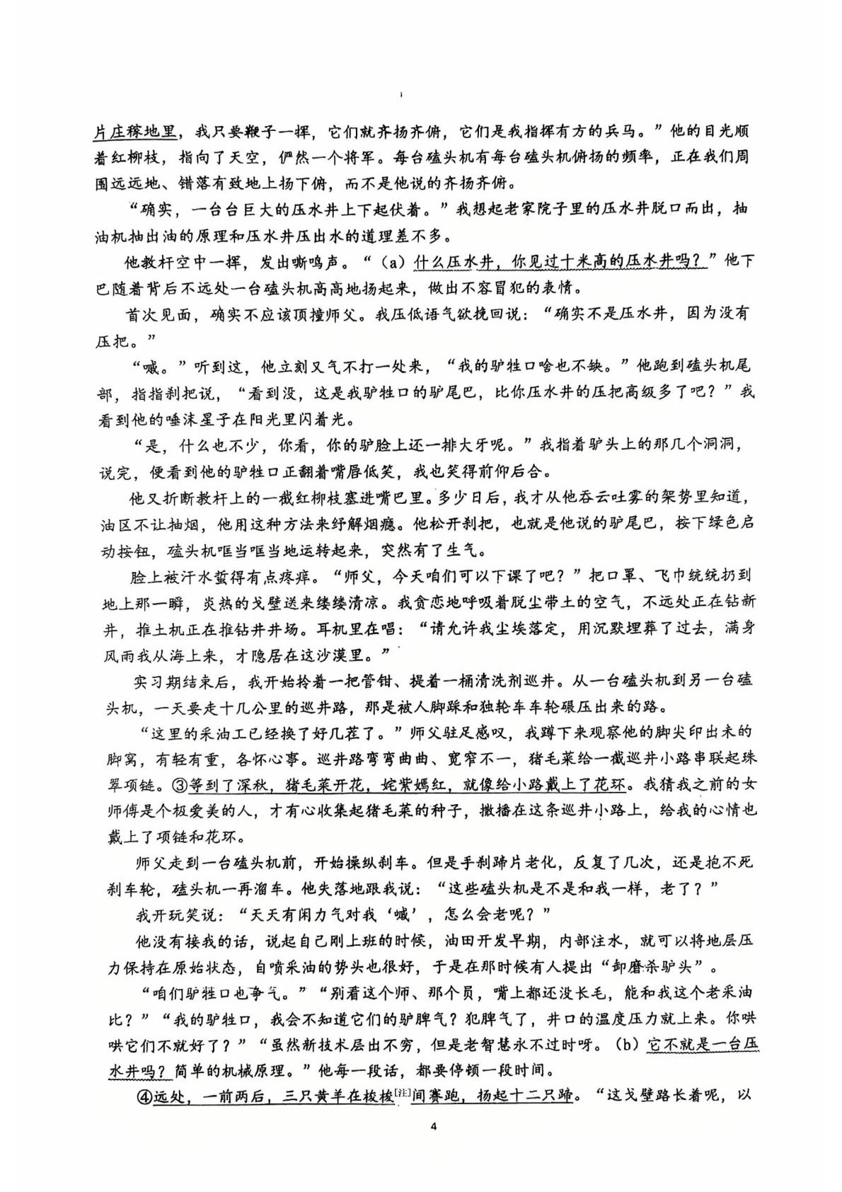 山东省烟台市莱州市第一中学2024-2025学年高二下学期6月月考语文试题