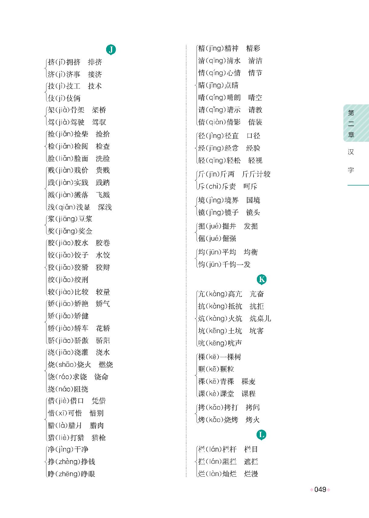 第2章 汉字 盘必备清单 常考形近字-【一本】2025年小学语文知识大盘点
