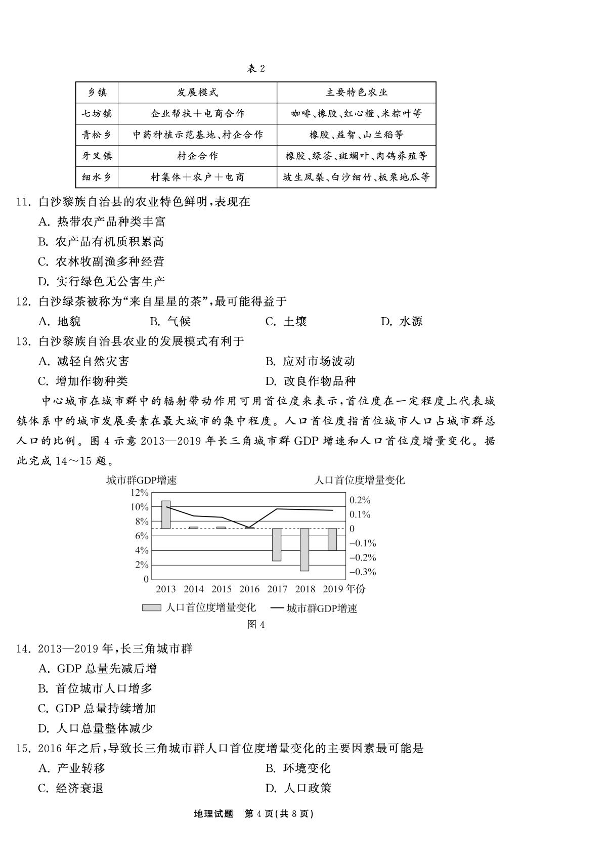 【轮轮清·齐鲁名校大联考】2026届山东省高三第二次学业水平联合检测 地理试卷 日照专用