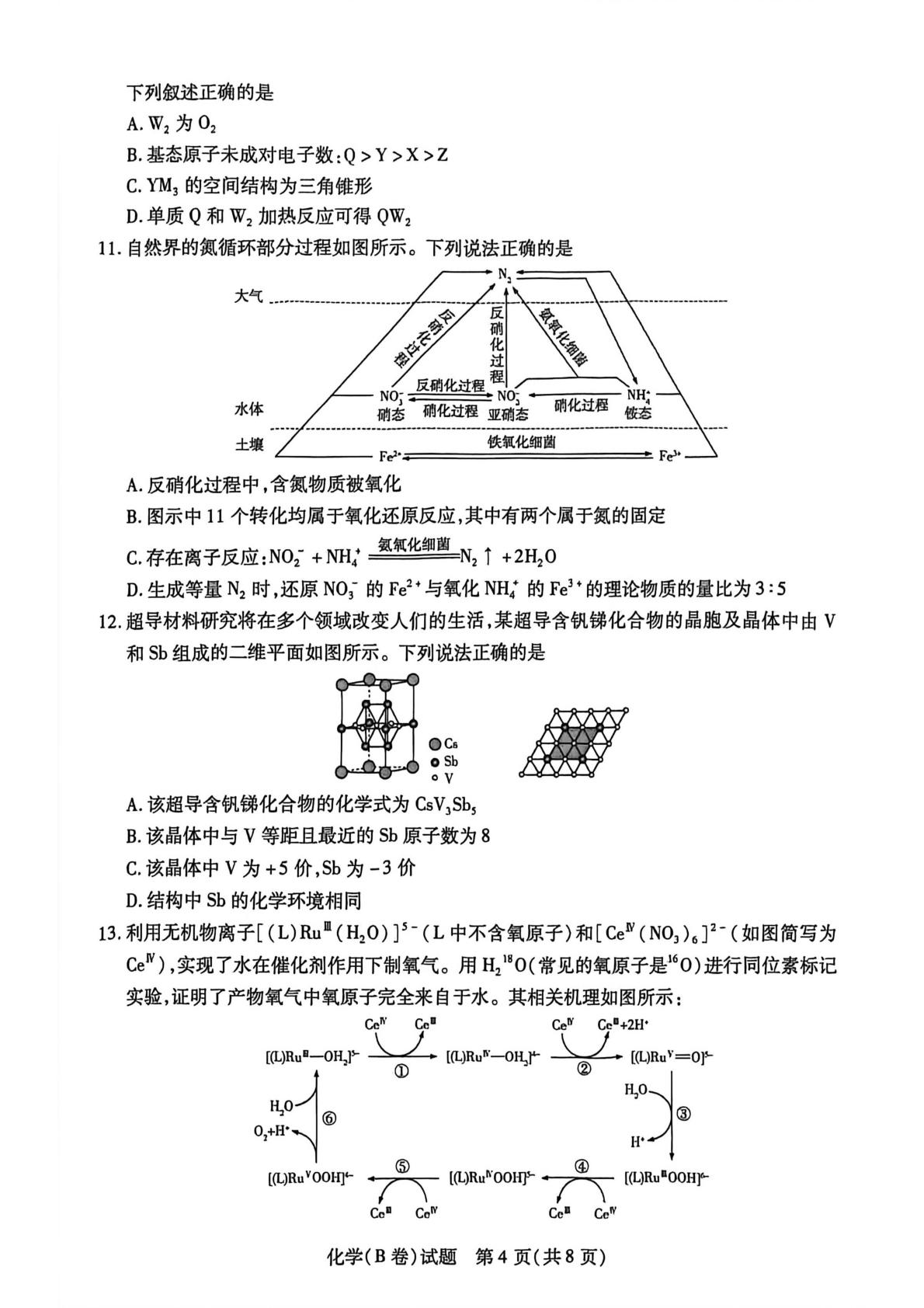 安徽省阜阳市太和中学2025-2026学年高三上学期12月月考化学试题