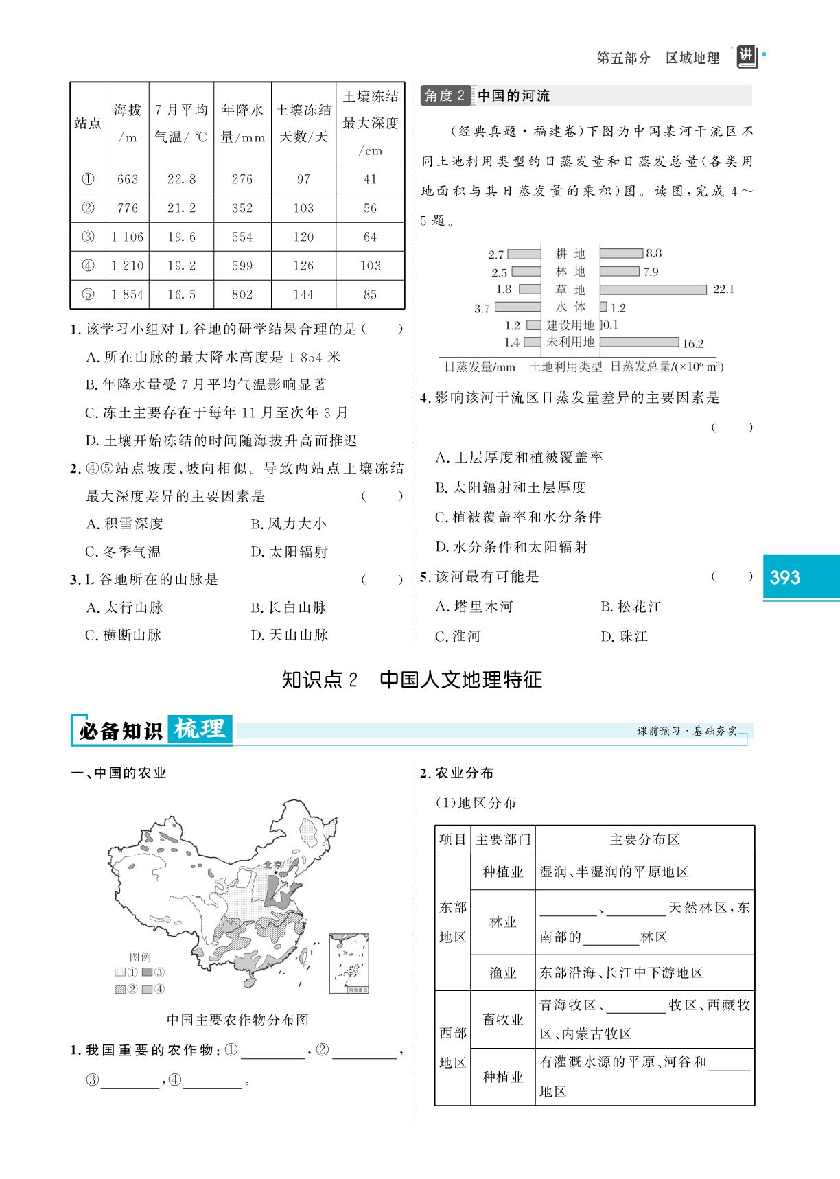 第54课时 中国地理概况-【红对勾讲与练·讲义】2026年高考地理大一轮复习全新方案通用版（湘教版）
