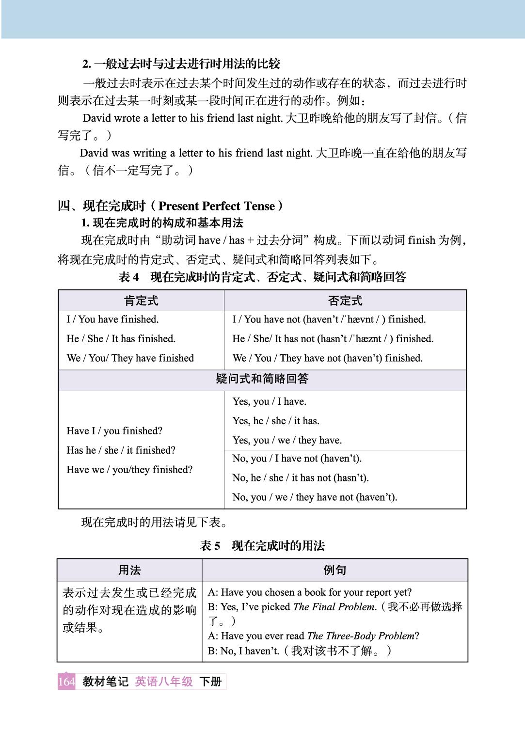 Grammar-【教材笔记】2025-2026学年八年级下册英语（人教版·新教材）