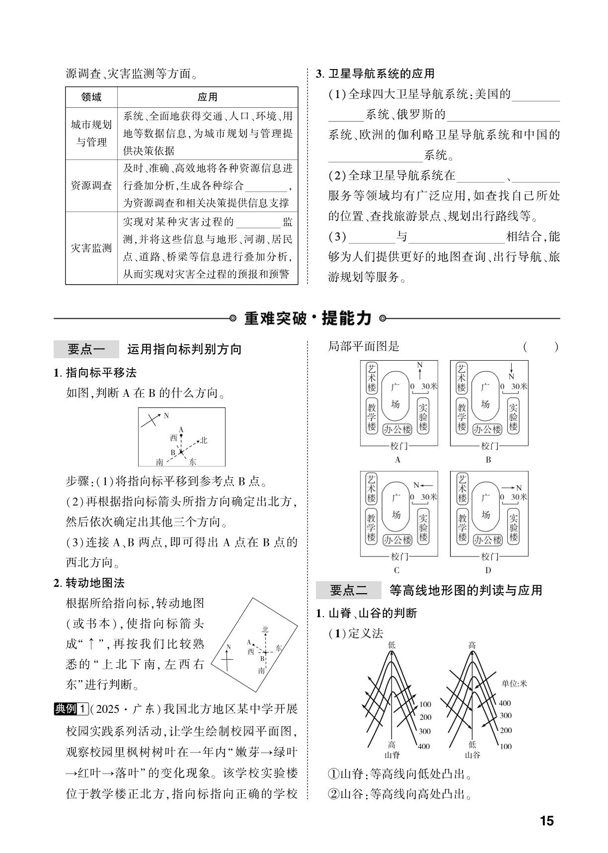 第3章 地图与地理信息技术-【中考对策】2026年中考总复习地理（商务星球版）