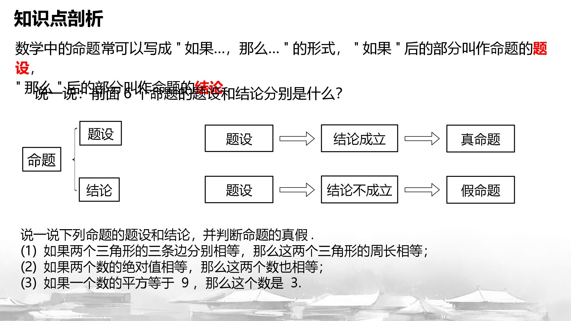 7.3  定义、命题、定理 课件2025-2026学年人教版数学七年级下册