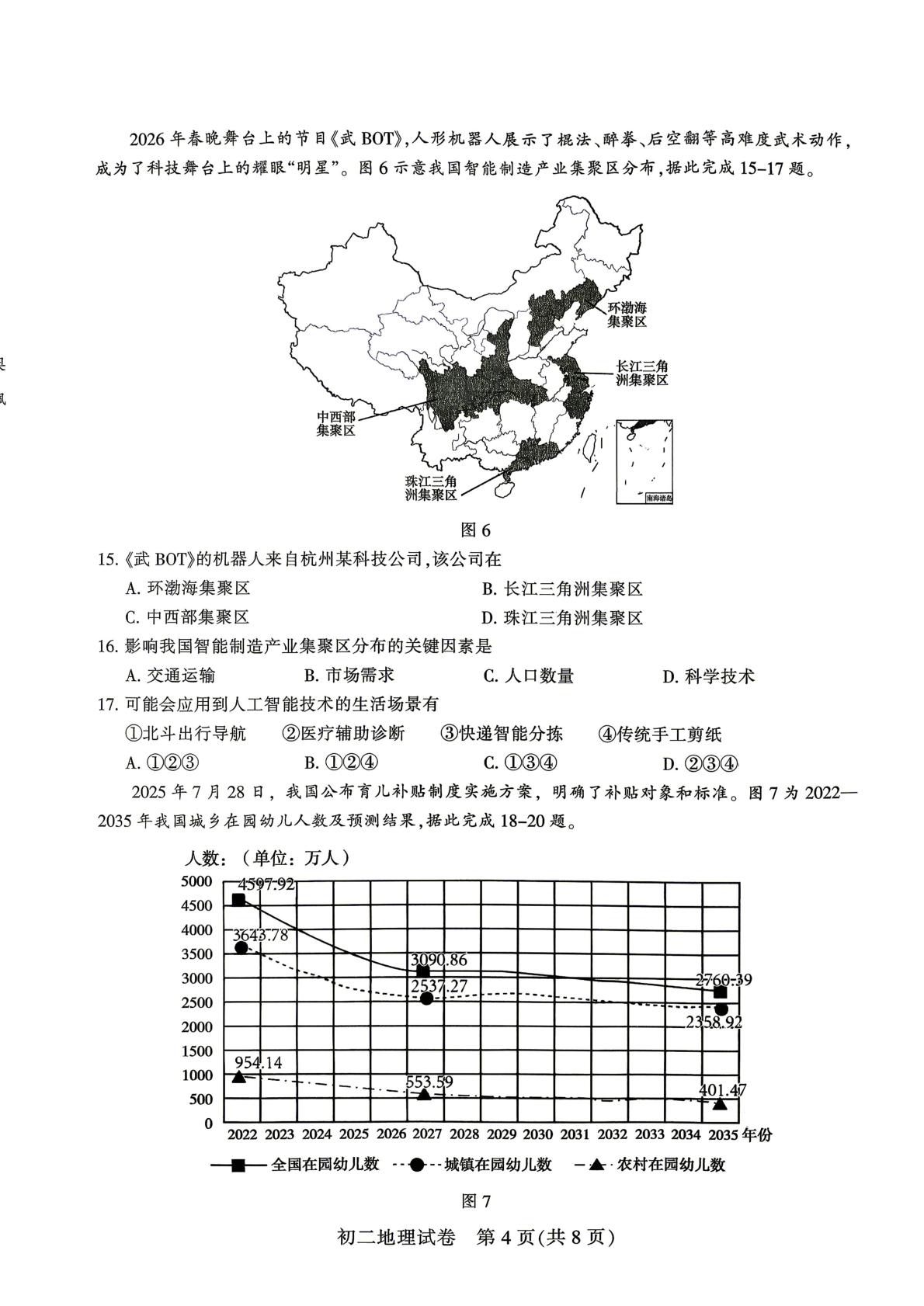 2026年广东茂名市中考二模地理试卷
