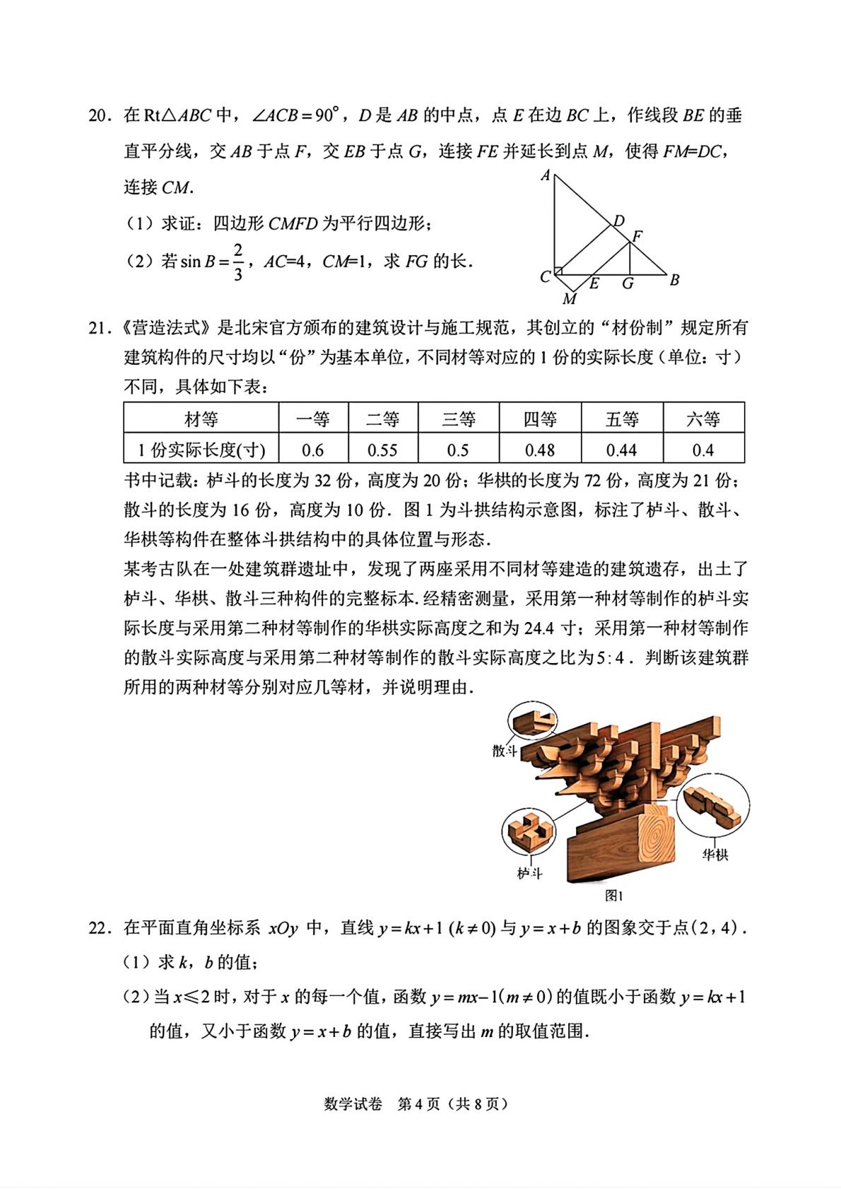 北京市石景山区2026年九年级综合练习（二模）数学