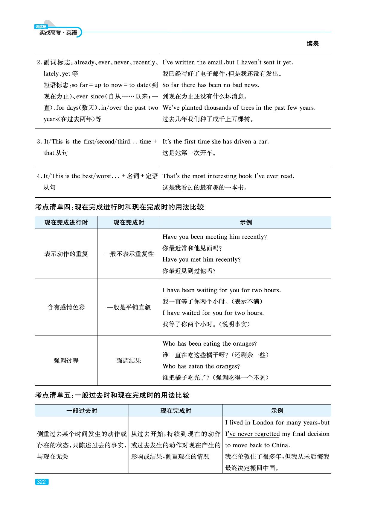 专题1 动词的时态、语态和主谓一致(精讲册)-【实战高考】2026年高考英语总复习（山东专版）